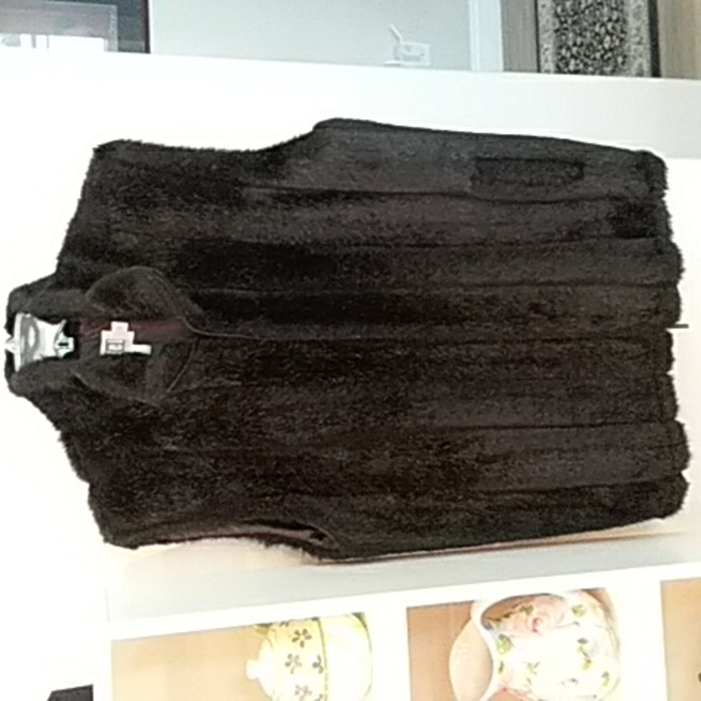 Faux fur vest